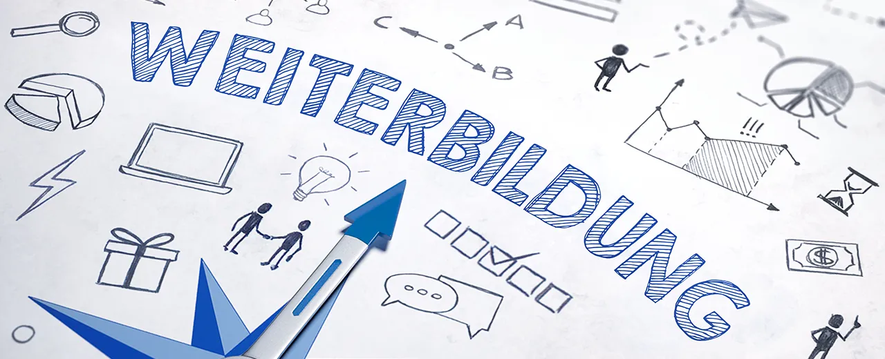 Skizze mit Weiterbildung